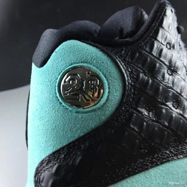 BLACK GREEN ISLAND RETRO 13 AIR 414571-030 JORDAN 0805